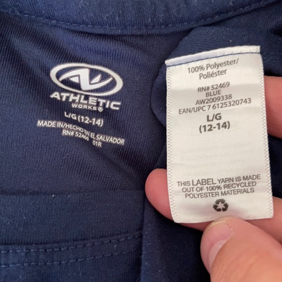 Athletic Wear Girls Navy Athletic Tank Top - Picture 11 of 11